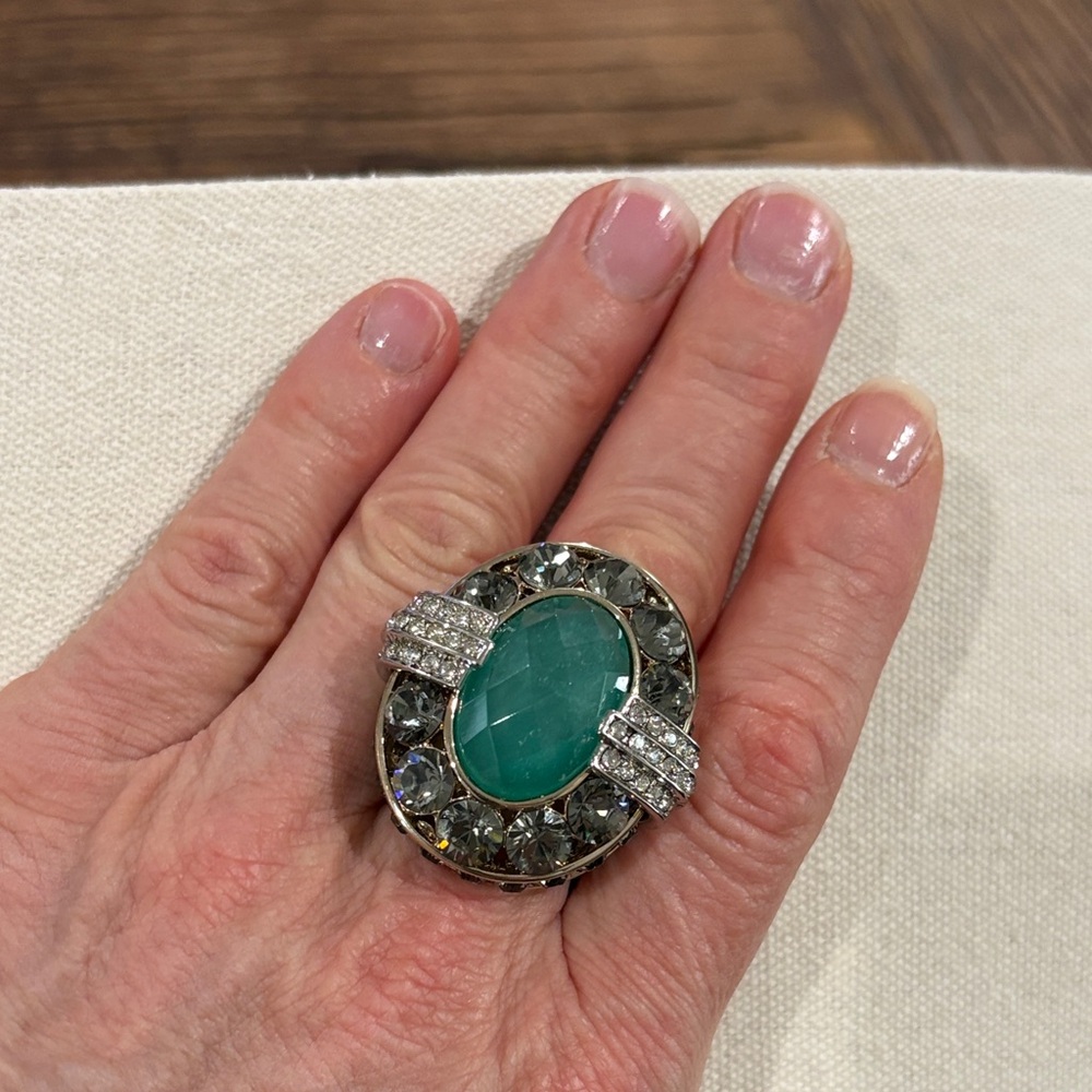 Roberto Cavalli Statement Ring Size 9 - image 7